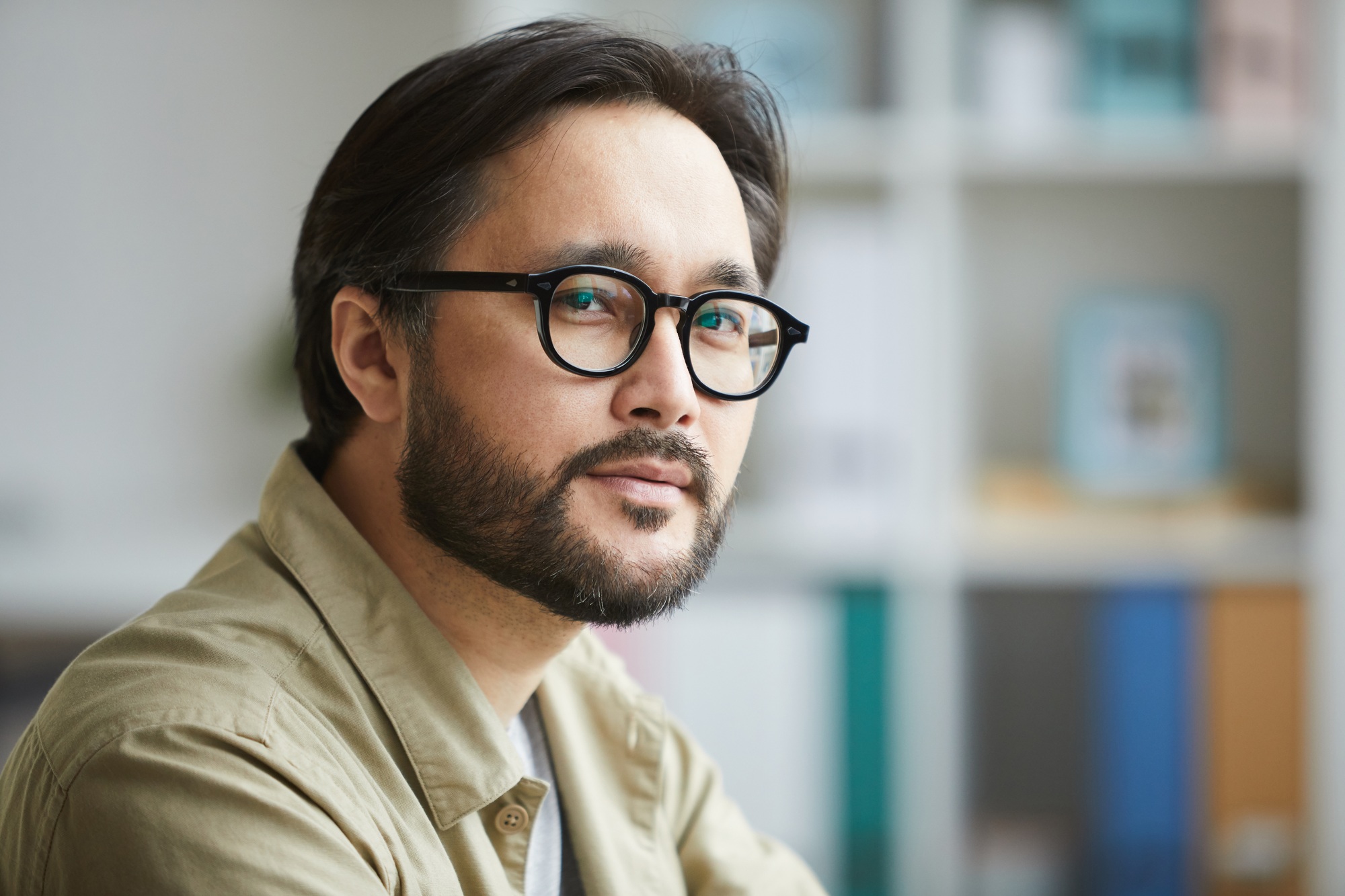 Portrait of young Asian man
